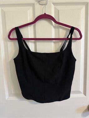 Abercrombie & Fitch Black Square-Neck Camisole